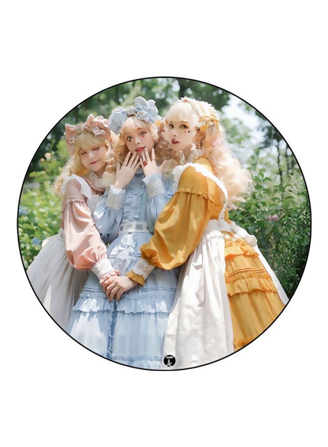 بي بي لوحة ماوس مزينة بطبعة متعدد الألوان - Image 1