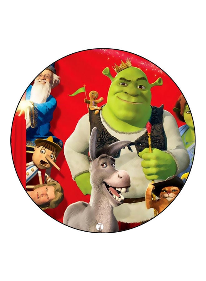 بي بي لوحة ماوس مزينة بطبعة متعدد الألوان - Image 1