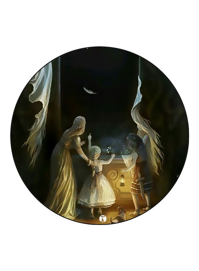 بي بي لوحة ماوس مزينة بطبعة متعدد الألوان - Image 1