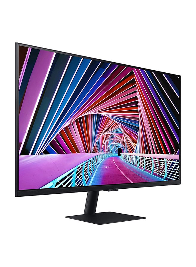 Samsung - 27'' IPS 4K UHD Flat Business Monitor, Max 60Hz Refresh Rate, 3840x2160 Resolution, HDR10, 16:9 Aspect Ratio, 5ms Response Time, 178°/178° Viewing Angle, sRGB 99%, HDMI | LS27A700NWMXUE Black - Image 1