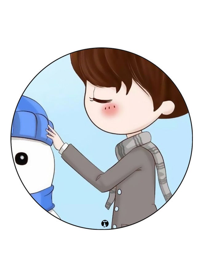 بي بي لوحة ماوس مزينة بطبعة متعدد الألوان - Image 1