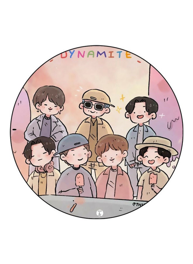 بي بي لوحة ماوس مزينة بطبعة متعدد الألوان - Image 1