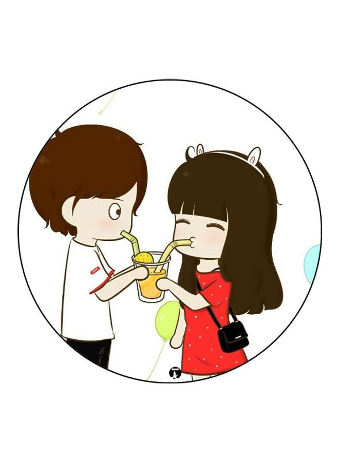 بي بي لوحة ماوس مزينة بطبعة متعدد الألوان - Image 1