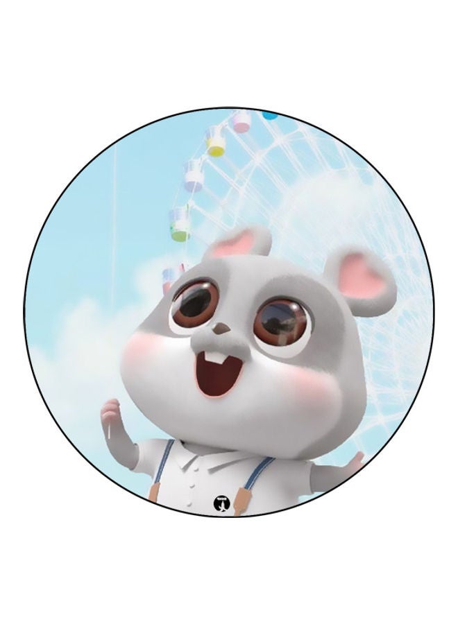 بي بي لوحة ماوس مزينة بطبعة متعدد الألوان - Image 1