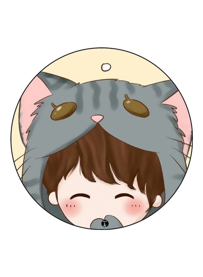 بي بي لوحة ماوس مزينة بطبعة متعدد الألوان - Image 1