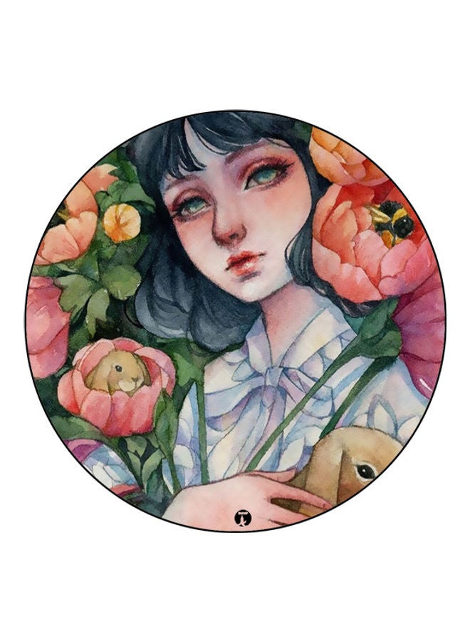 بي بي لوحة ماوس مزينة بطبعة متعدد الألوان - Image 1