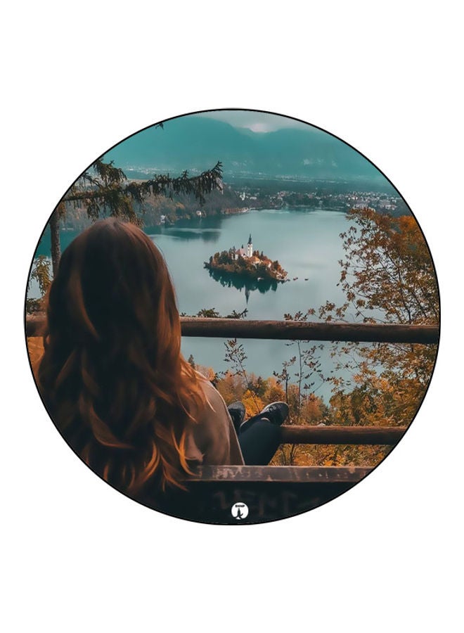 بي بي لوحة ماوس مزينة بطبعة متعدد الألوان - Image 1