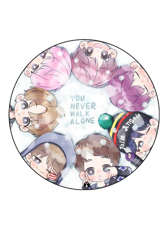 بي بي لوحة ماوس مزينة بطبعة متعدد الألوان - Image 1