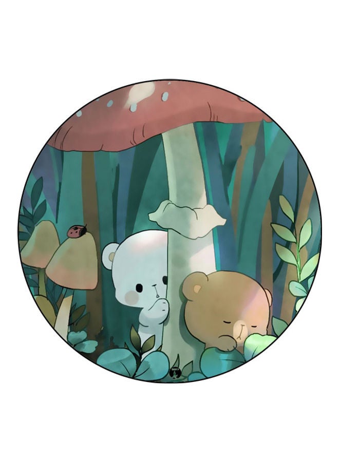 بي بي لوحة ماوس مزينة بطبعة متعدد الألوان - Image 1