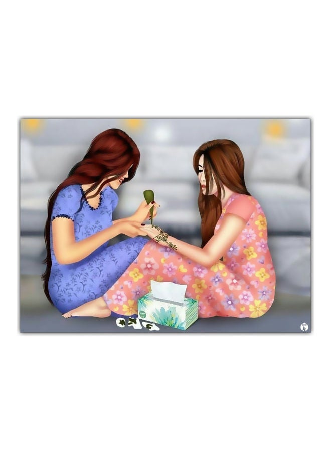 بي بي لوحة ماوس مزينة بطبعة متعدد الألوان - Image 1