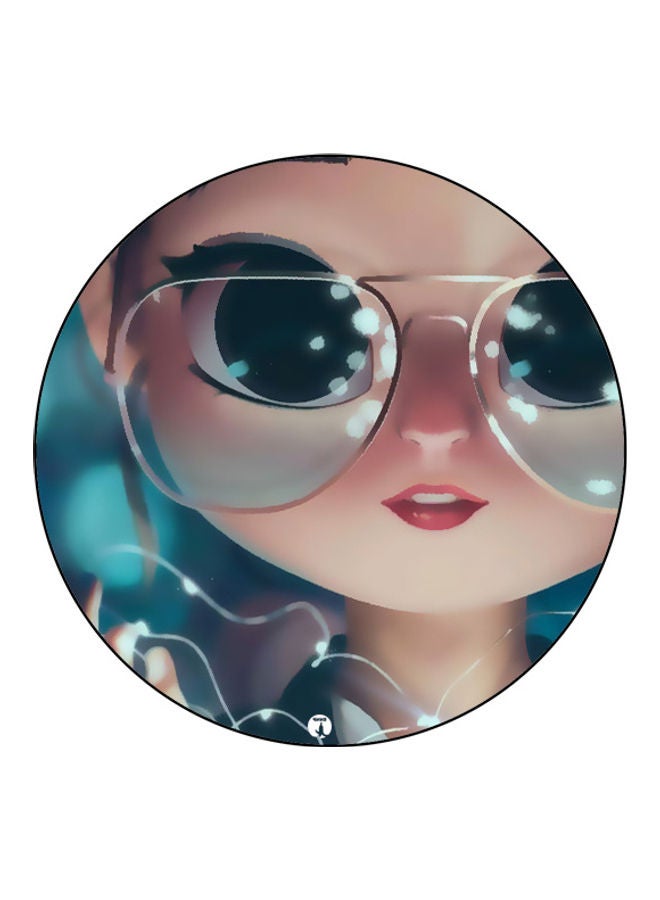 بي بي لوحة ماوس مزينة بطبعة متعدد الألوان - Image 1