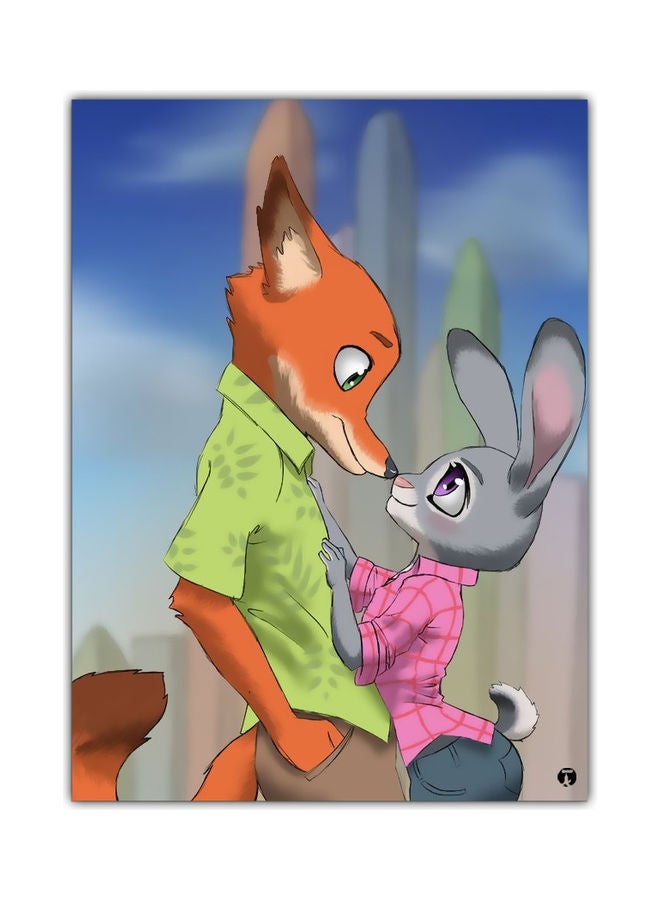 بي بي لوحة ماوس مزينة بطبعة متعدد الألوان - Image 1