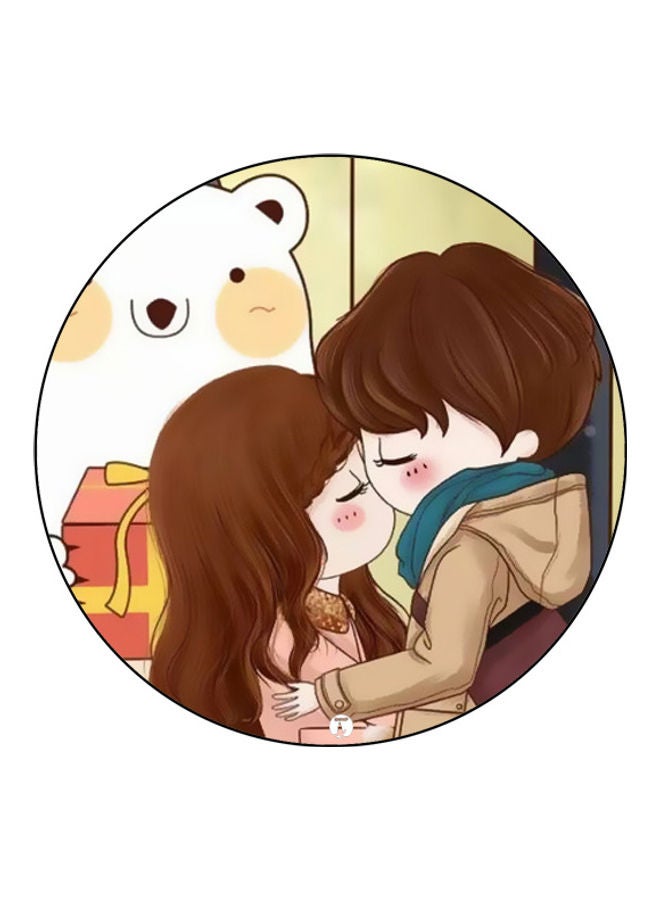 بي بي لوحة ماوس مزينة بطبعة متعدد الألوان - Image 1