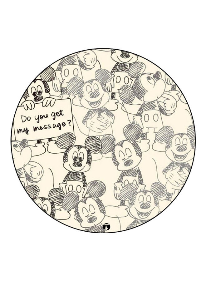 بي بي لوحة ماوس مزينة بطبعة متعدد الألوان - Image 1