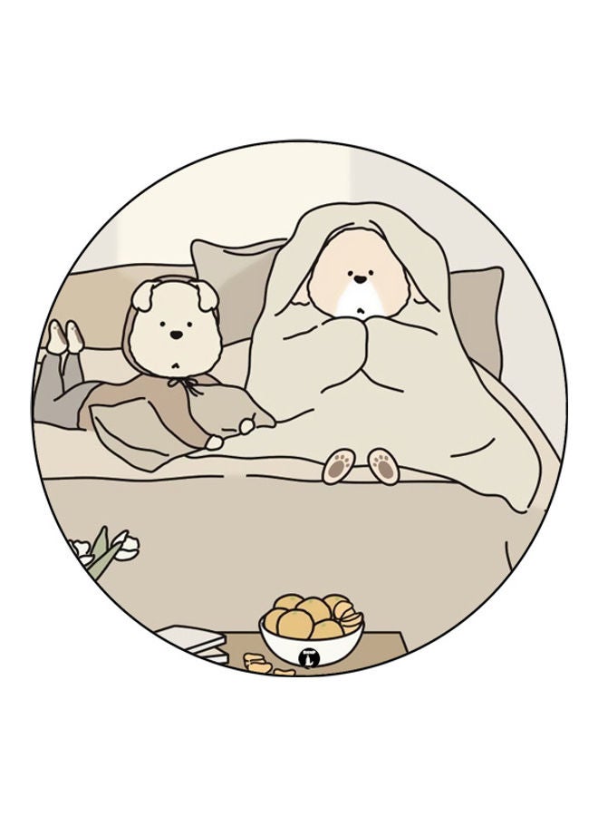 بي بي لوحة ماوس مزينة بطبعة متعدد الألوان - Image 1