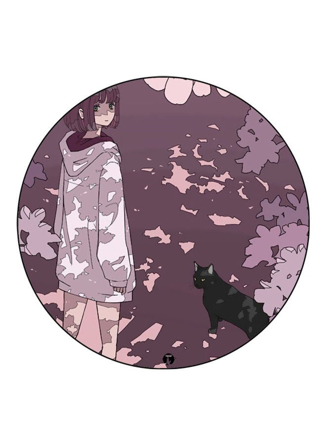 بي بي لوحة ماوس مزينة بطبعة متعدد الألوان - Image 1