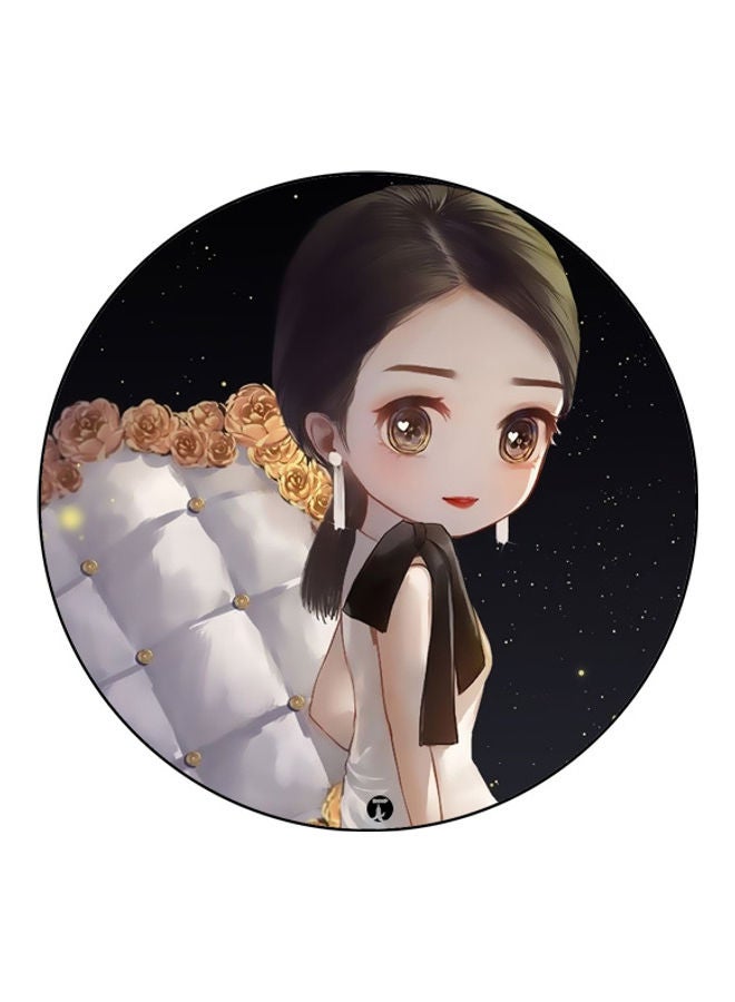 بي بي لوحة ماوس مزينة بطبعة متعدد الألوان - Image 1