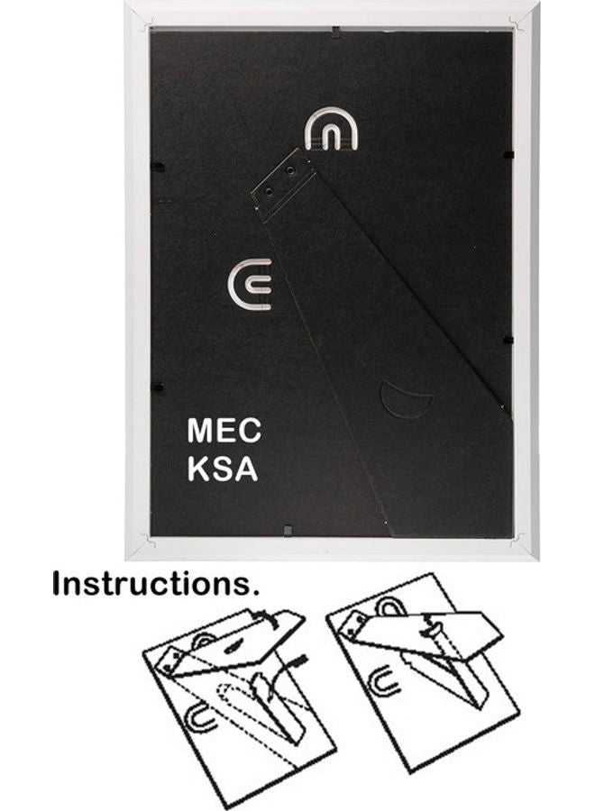 إم إي سي لوحة فنية بإطار بتصميم رسمة لشخصية فلاش من فيلم "Justice League" أبيض 21x30سم - Image 2
