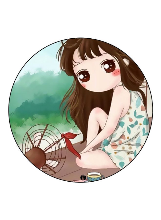 بي بي لوحة ماوس مزينة بطبعة متعدد الألوان - Image 1