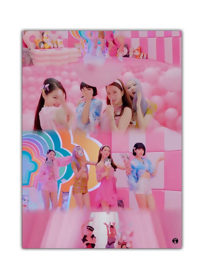 بي بي لوحة ماوس مزينة بطبعة متعدد الألوان - Image 1