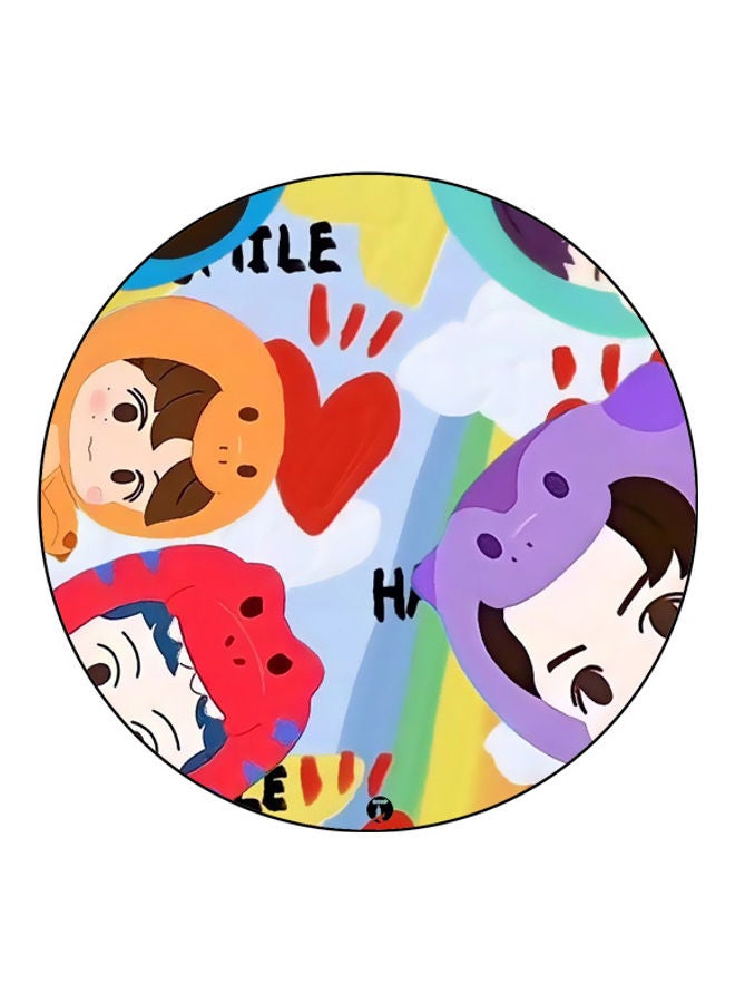 بي بي لوحة ماوس مزينة بطبعة متعدد الألوان - Image 1