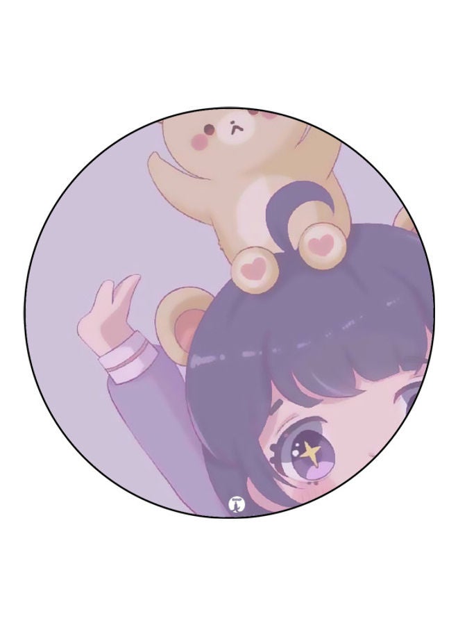 بي بي لوحة ماوس مزينة بطبعة متعدد الألوان - Image 1