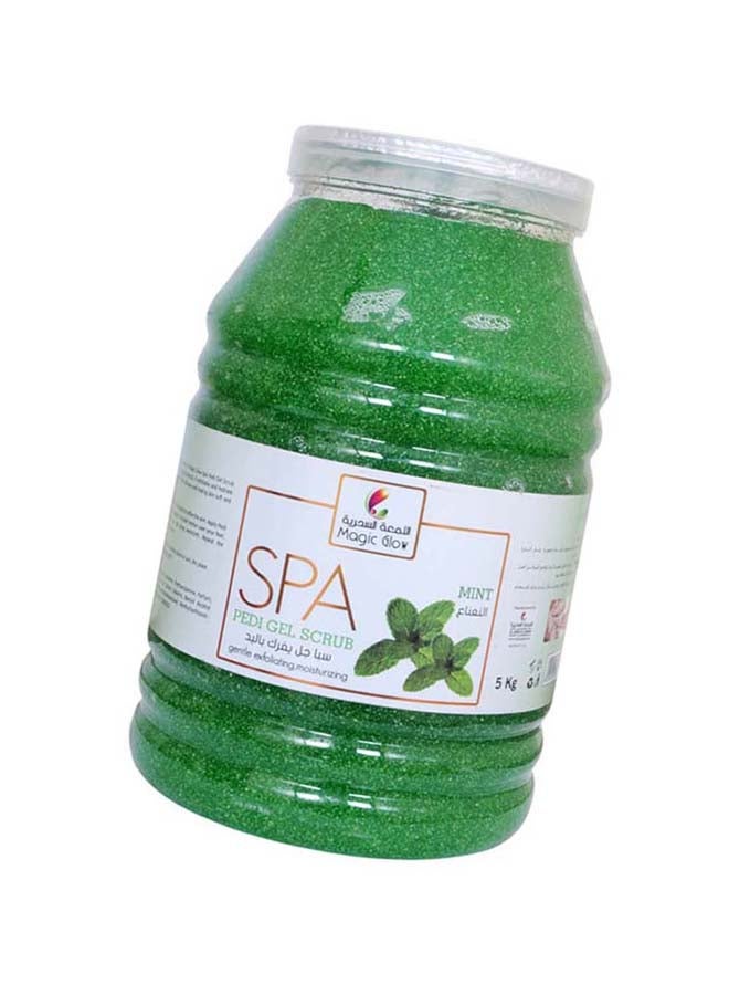 Magic Glow Mint Spa Pedigel Scrub 5Liters - Image 2
