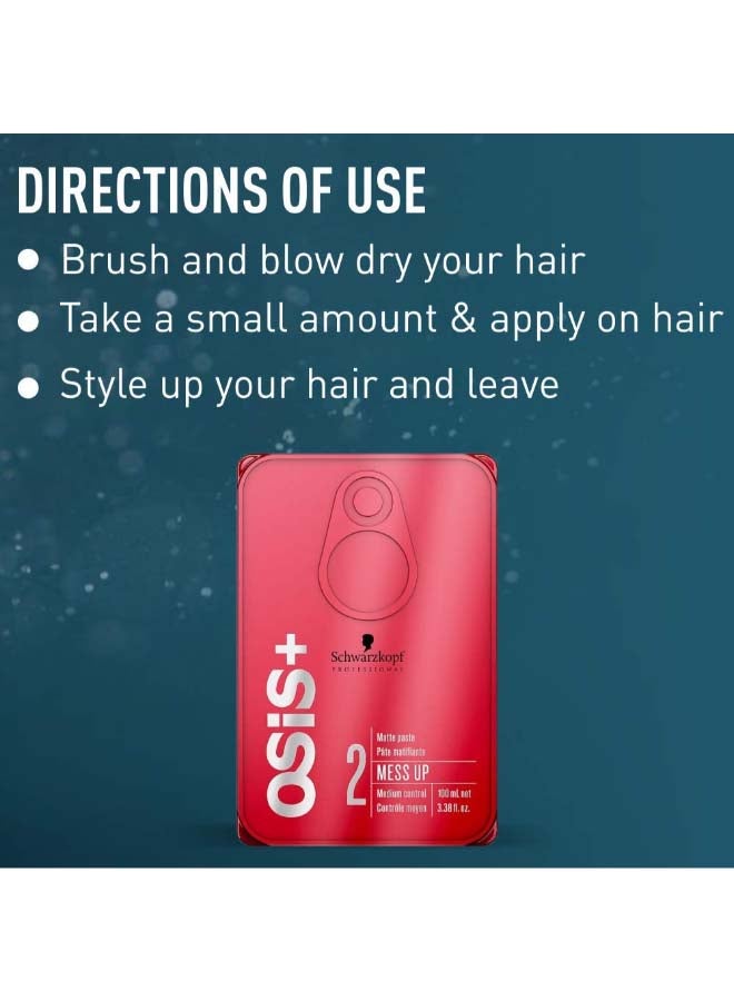 Schwarzkopf Professional - OSiS+ Mess-Up Texture 100ml - Image 1