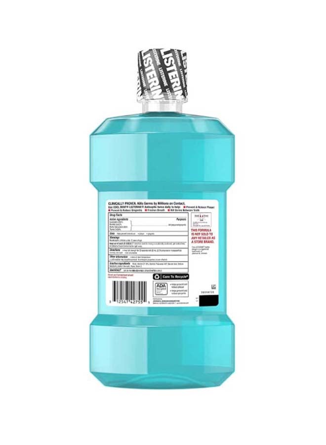 Listerine Cool Mint Antiseptic Mouth Wash Blue 250ml  - Image 4