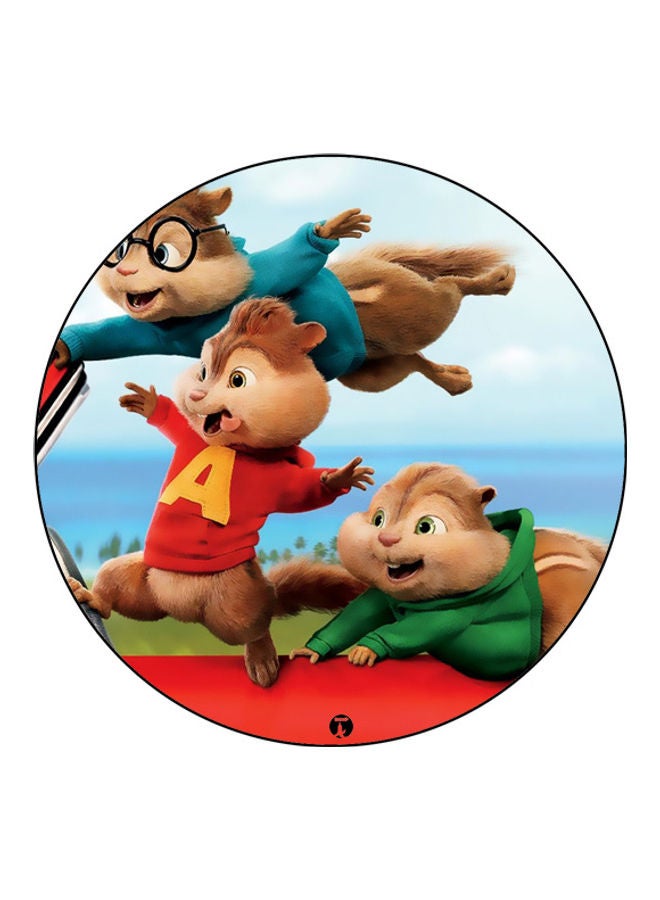 بي بي لوحة ماوس مزينة بطبعة متعدد الألوان - Image 1