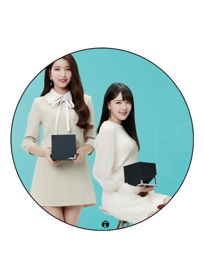 بي بي لوحة ماوس مزينة بطبعة متعدد الألوان - Image 1