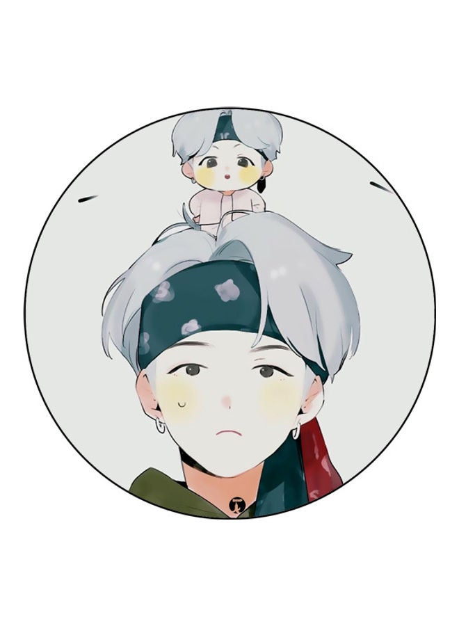 بي بي لوحة ماوس مزينة بطبعة متعدد الألوان - Image 1