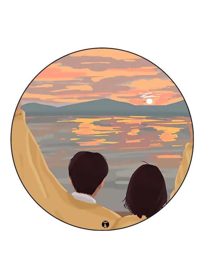 بي بي لوحة ماوس مزينة بطبعة متعدد الألوان - Image 1