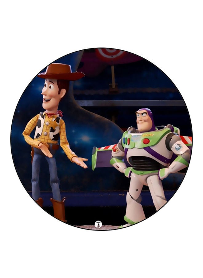 بي بي لوحة ماوس مزينة بطبعة متعدد الألوان - Image 1