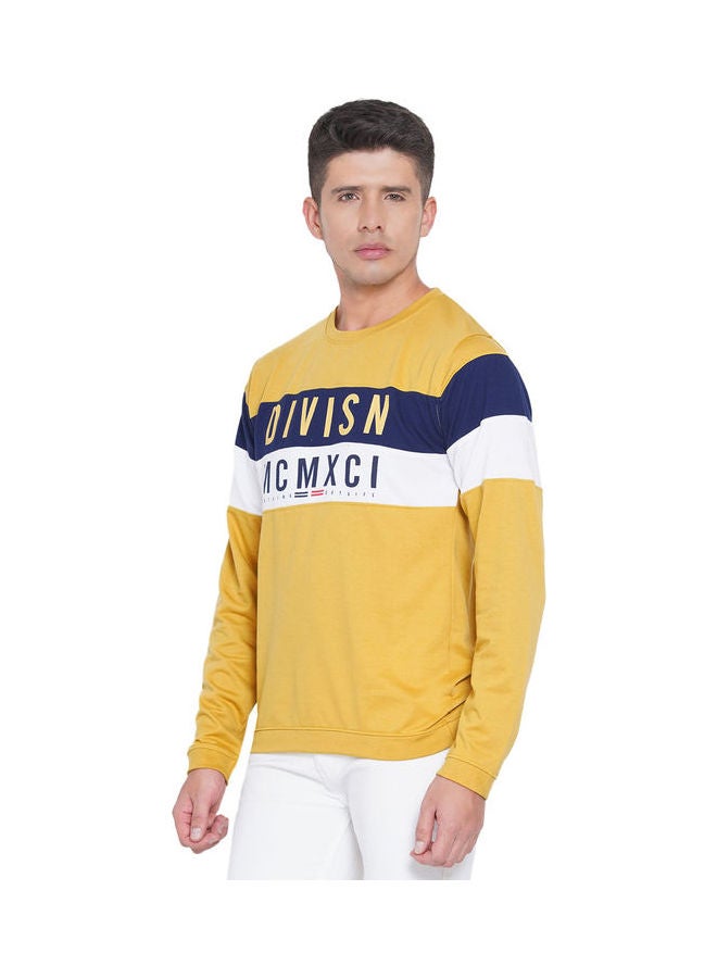 لورين سميث كنزة فضفاضة جرافيك أصفر - Image 4