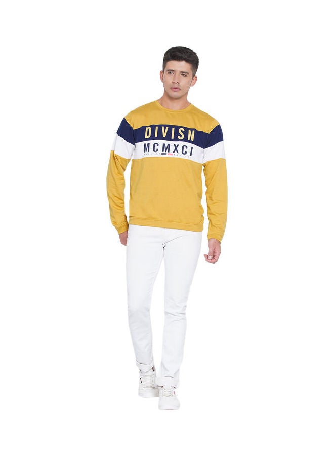 لورين سميث كنزة فضفاضة جرافيك أصفر - Image 5