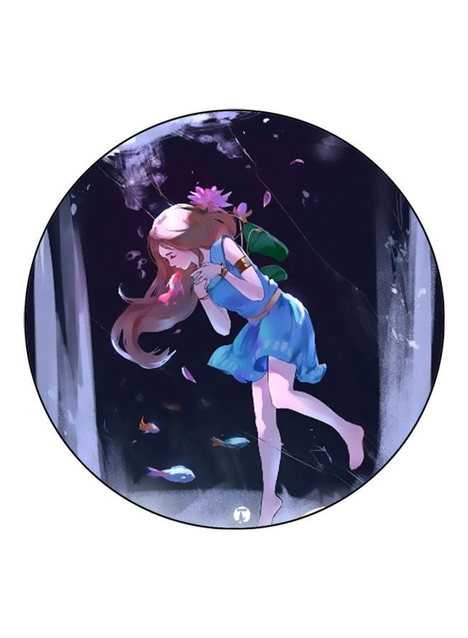 بي بي لوحة ماوس مزينة بطبعة متعدد الألوان - Image 1