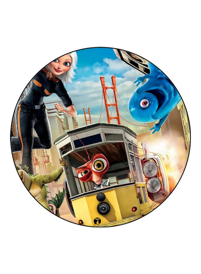 بي بي لوحة ماوس مزينة بطبعة متعدد الألوان - Image 1