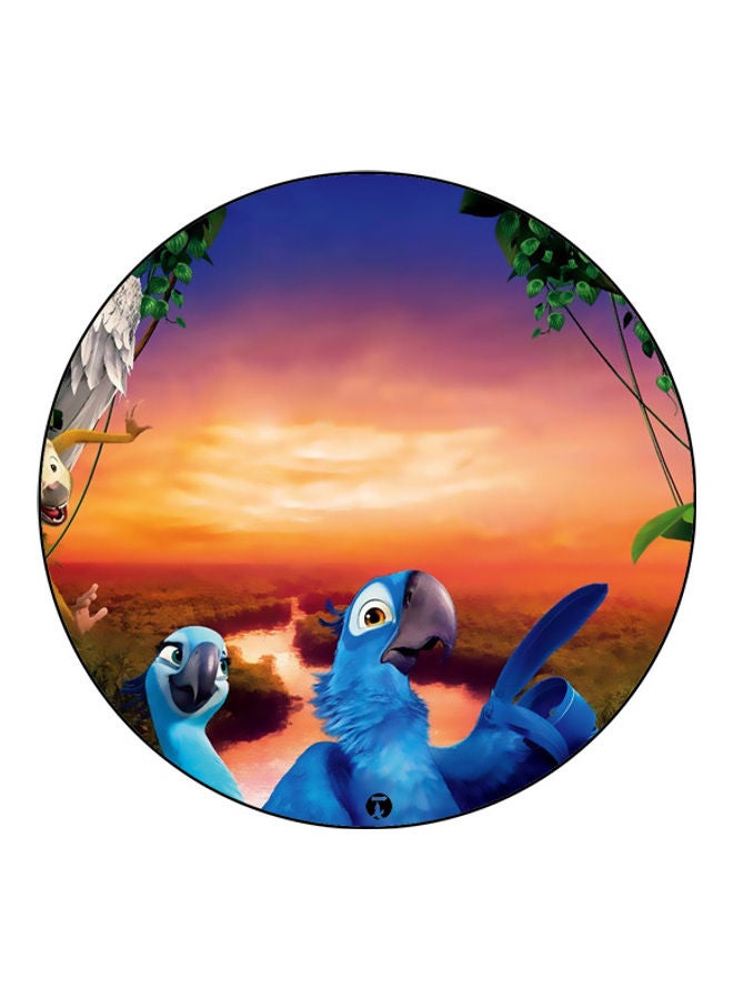 بي بي لوحة ماوس مزينة بطبعة متعدد الألوان - Image 1