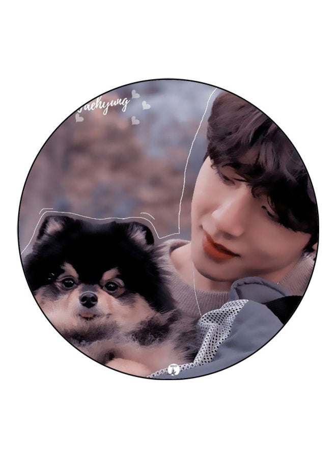 بي بي لوحة ماوس مزينة بطبعة متعدد الألوان - Image 1