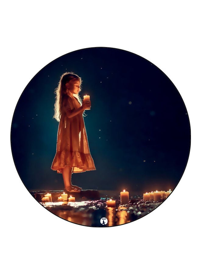 بي بي لوحة ماوس مزينة بطبعة متعدد الألوان - Image 1