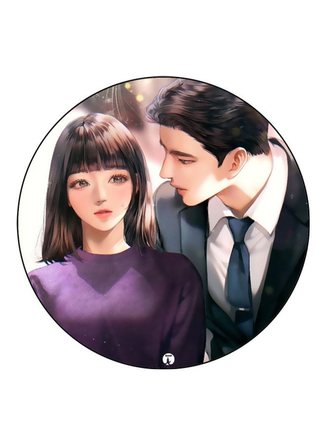 بي بي لوحة ماوس مزينة بطبعة متعدد الألوان - Image 1