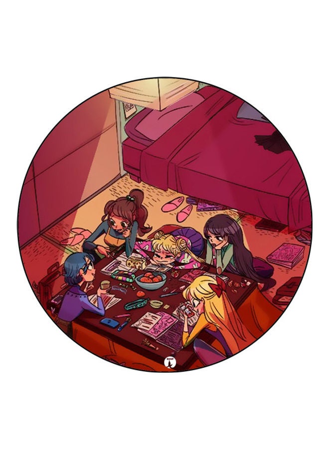 بي بي لوحة ماوس مزينة بطبعة متعدد الألوان - Image 1