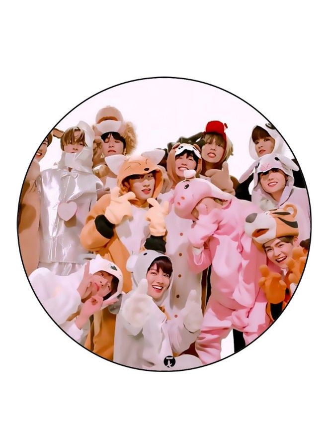 بي بي لوحة ماوس مزينة بطبعة متعدد الألوان - Image 1