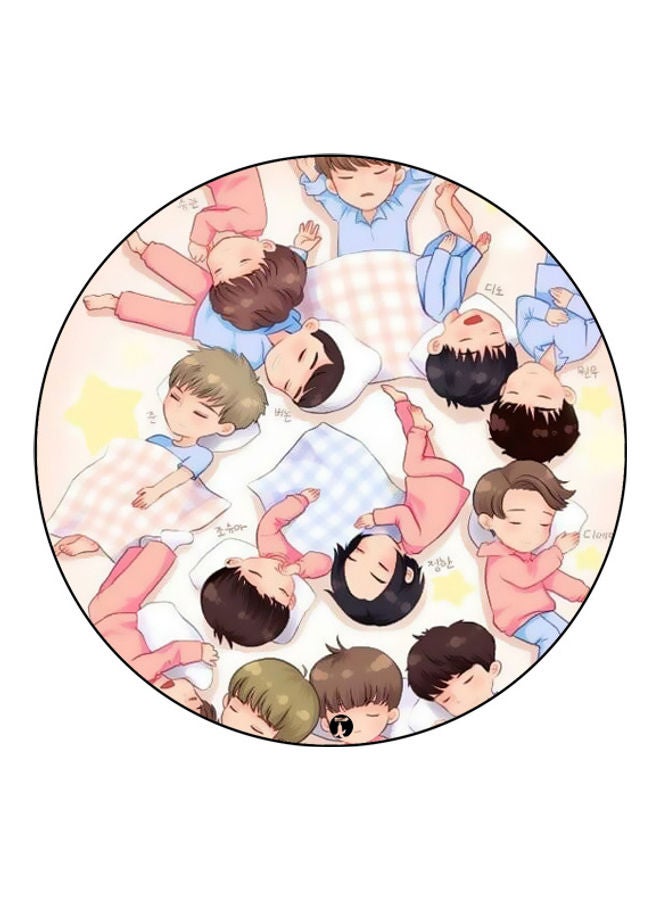 بي بي لوحة ماوس مزينة بطبعة متعدد الألوان - Image 1