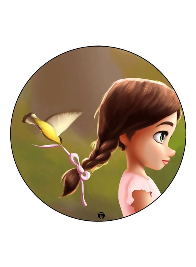 بي بي لوحة ماوس مزينة بطبعة متعدد الألوان - Image 1