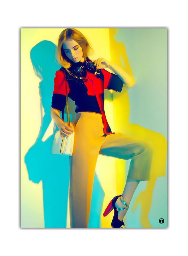 بي بي لوحة ماوس مزينة بطبعة متعدد الألوان - Image 1