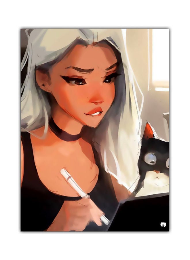 بي بي لوحة ماوس مزينة بطبعة متعدد الألوان - Image 1