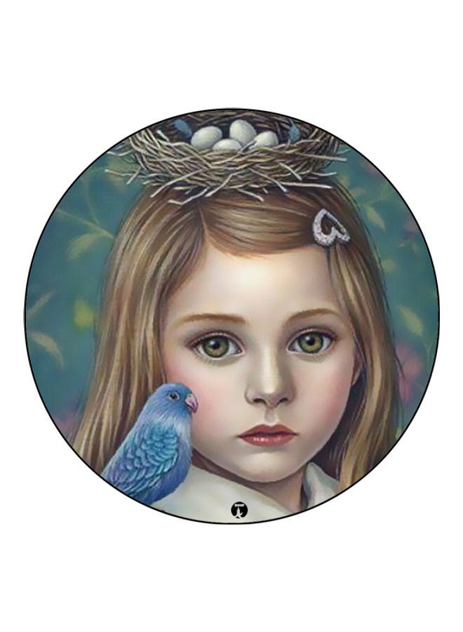 بي بي لوحة ماوس مزينة بطبعة متعدد الألوان - Image 1