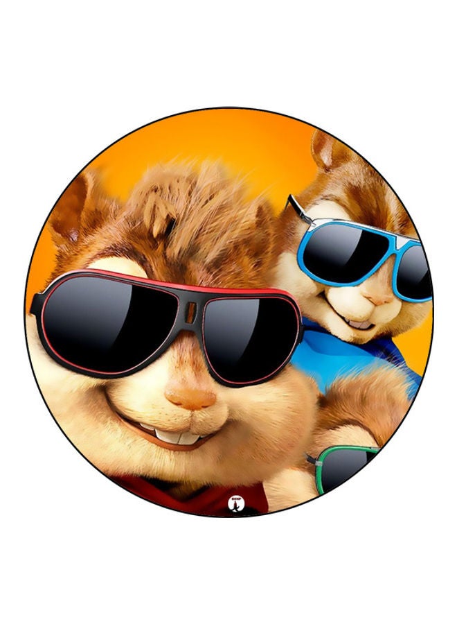 بي بي لوحة ماوس مزينة بطبعة متعدد الألوان - Image 1